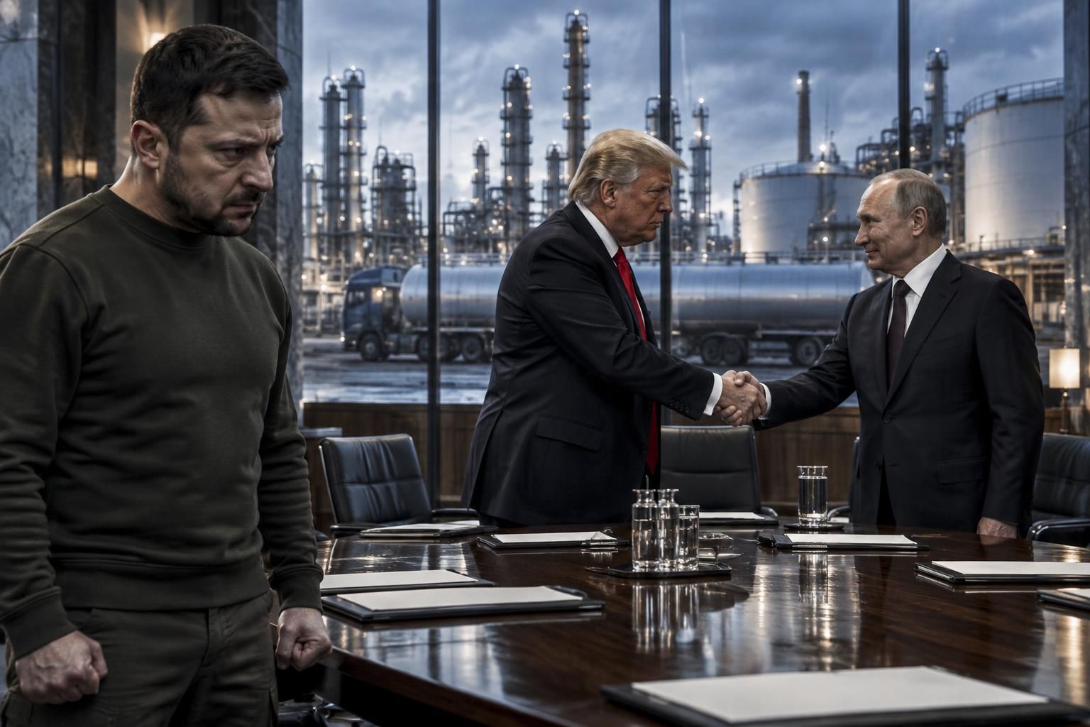 l’accord inattendu entre donald trump et vladimir poutine sur le diesel suscite la colère de volodymyr zelensky et ravive les tensions internationales.