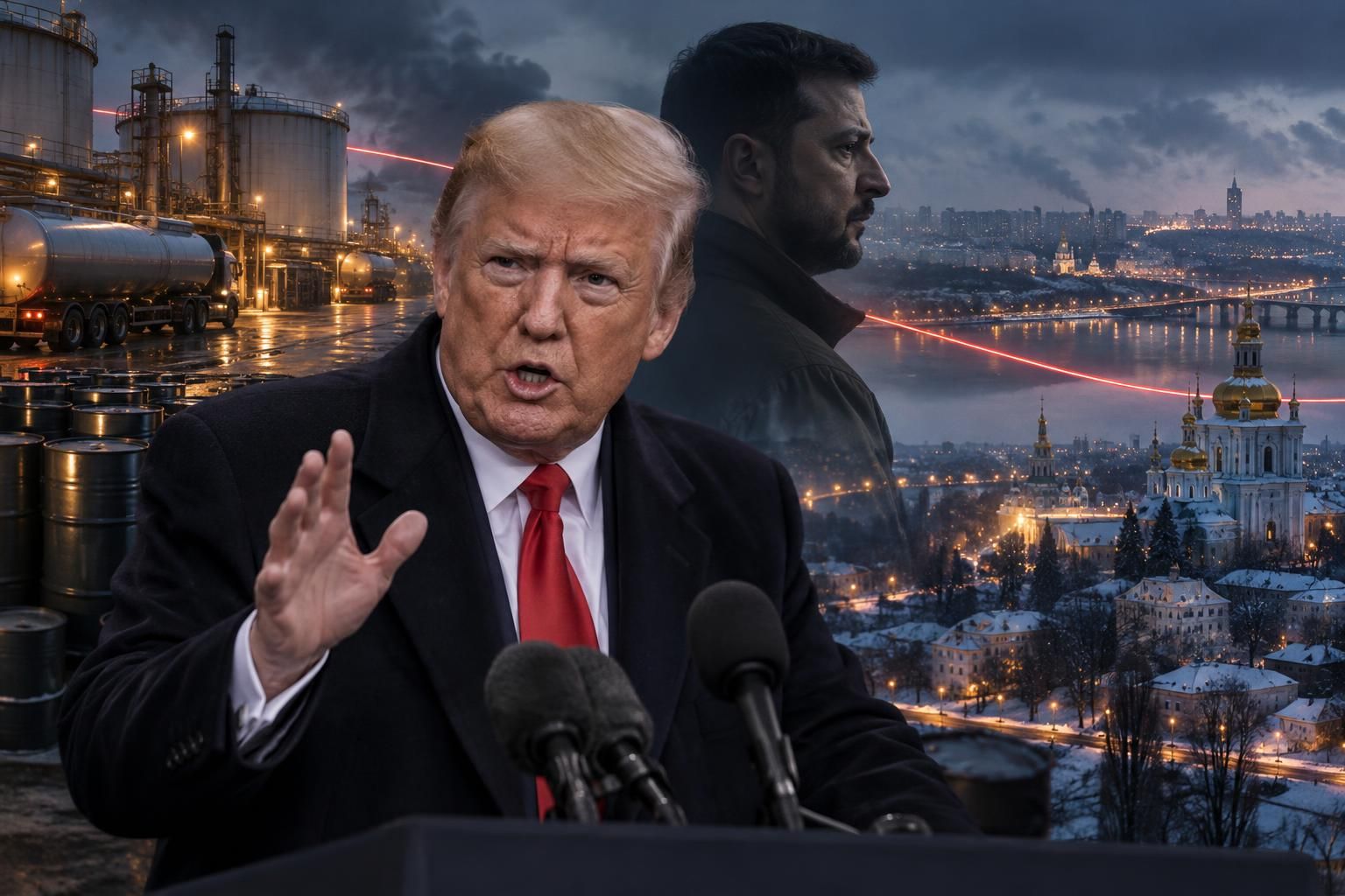 entre diesel russe et tensions avec kiev, donald trump appelle les ukrainiens à envisager l’avenir politique de leur pays après volodymyr zelensky.