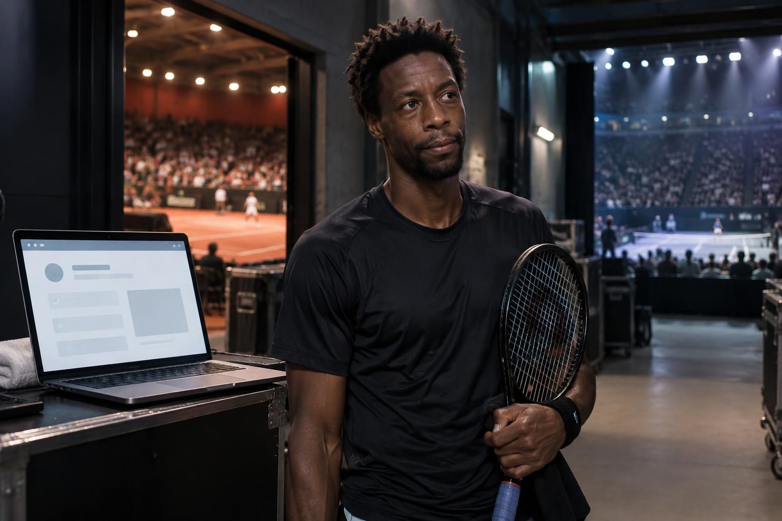 gaël monfils est indiqué comme retraité sur le site antidopage, alors que ses adieux sont attendus à lyon et au rolex paris masters.