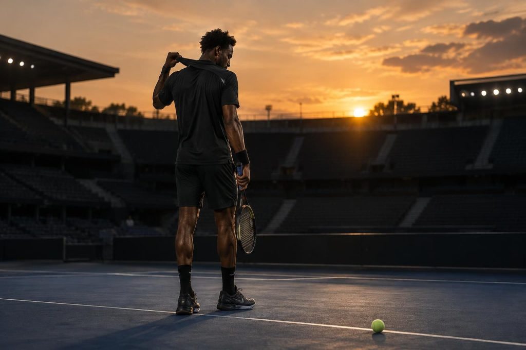 gaël monfils tire sa révérence loin des projecteurs. retour sur la carrière d’un joueur qui a fait du spectacle et de son jeu spectaculaire sa signature.