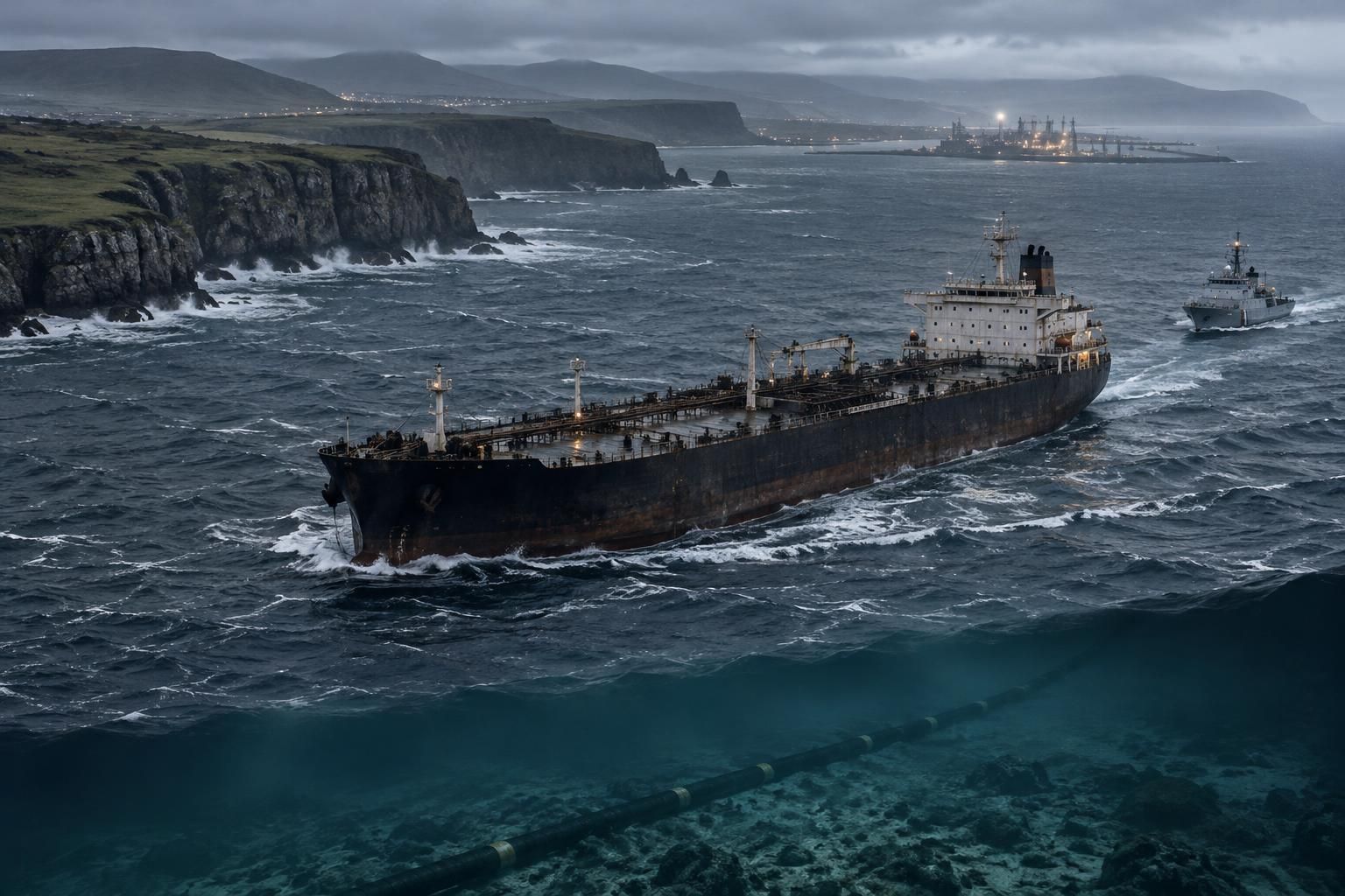 comment la flotte fantôme russe exploite la vulnérabilité maritime de l’irlande, un point sensible pour la sécurité européenne.
