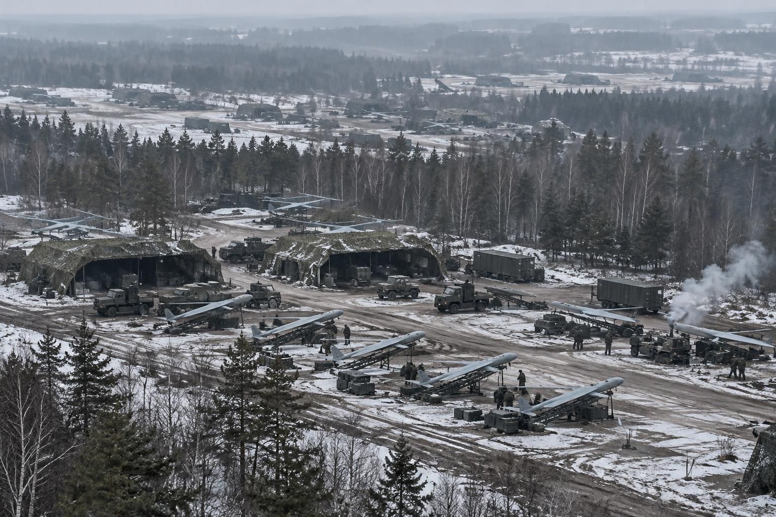 Guerre en Ukraine : la Russie multiplie à un rythme effréné les bases de lancement de drones