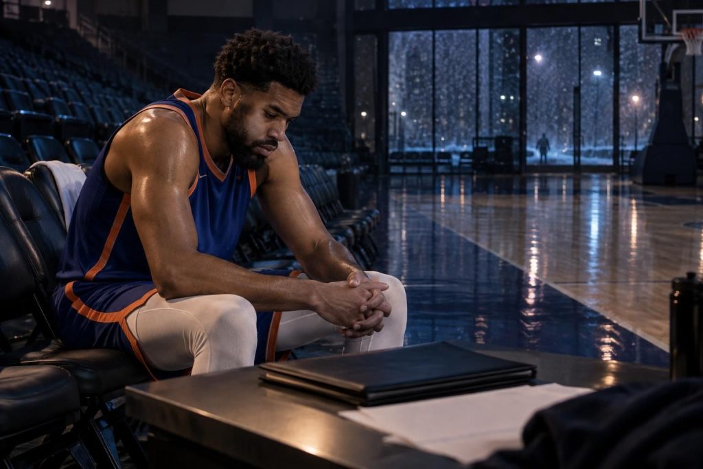 karl-anthony towns traverse une période difficile avec les knicks, alors que les discussions pour prolonger son contrat restent au point mort.