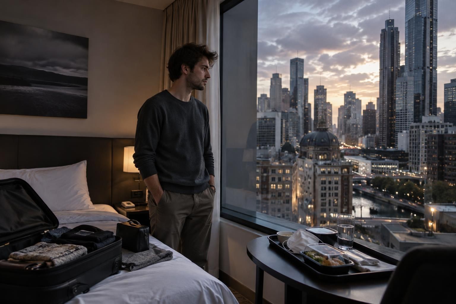retour sur le jour où quentin moynet a été placé en quarantaine dans un hôtel de melbourne et sur les circonstances de cet épisode.