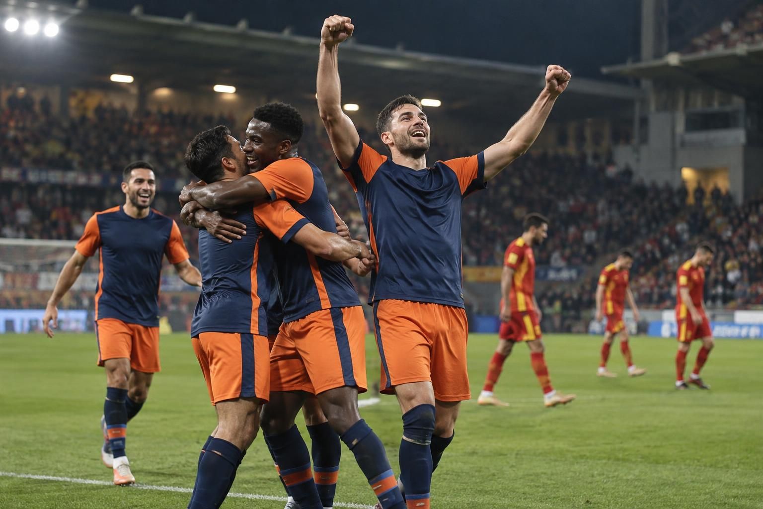 montpellier s’impose avec autorité sur la pelouse de rodez et grimpe à la deuxième place de ligue 2, derrière saint-étienne.