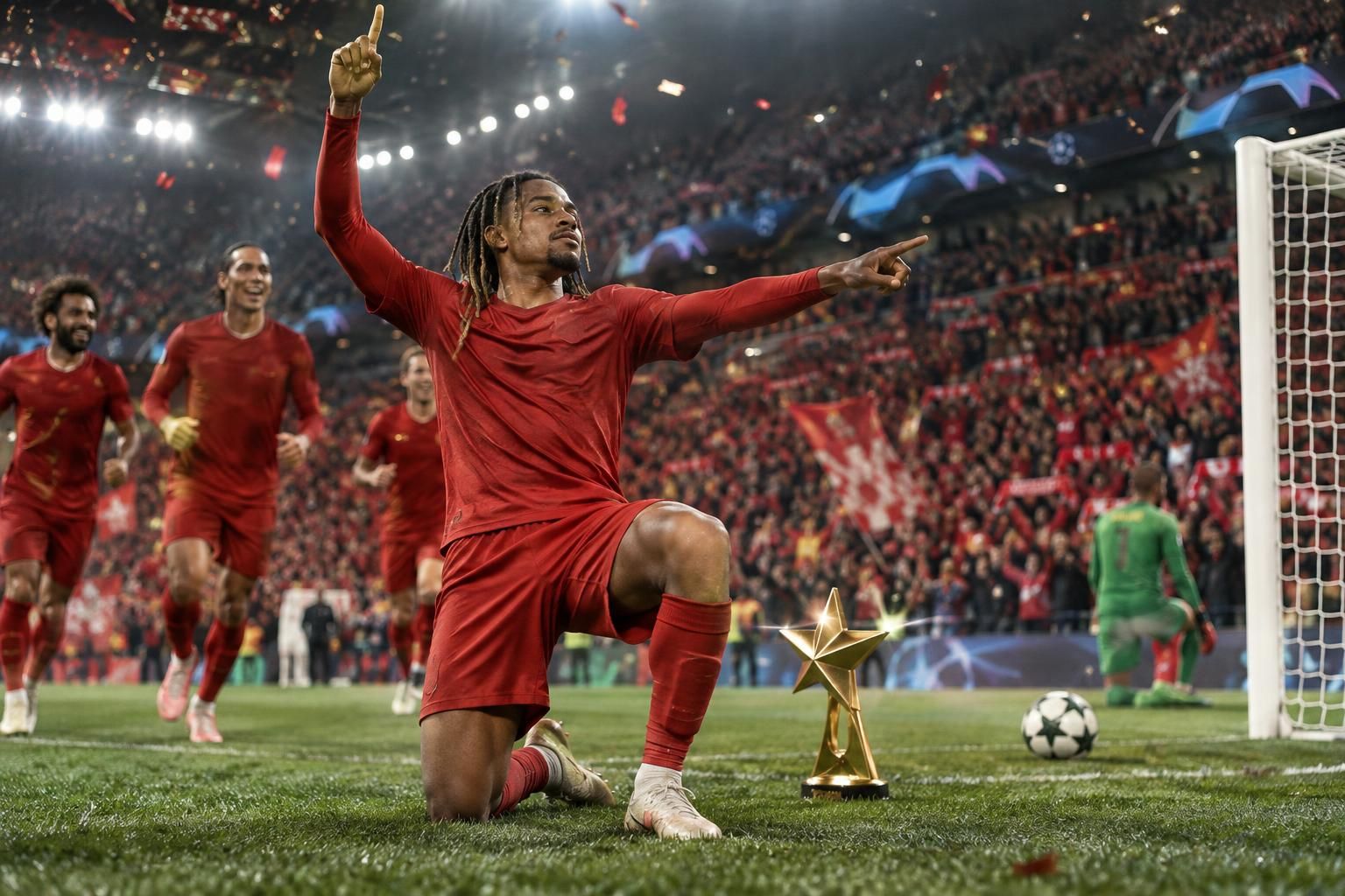 auteur d’un triplé avec liverpool en ligue des champions, bradley barcola est sacré joueur de la semaine. retour sur sa performance remarquée.