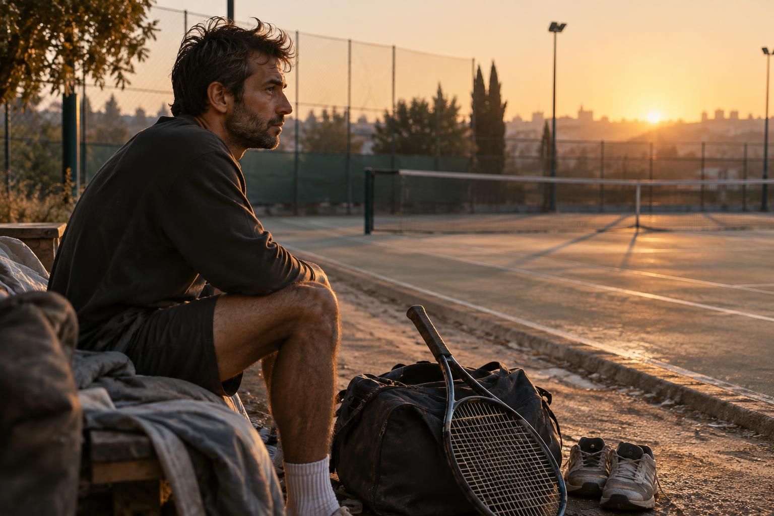 découvrez le parcours de mohamed, globe-trotter des courts, prêt à dormir dehors pour participer à des tournois et vivre sa passion du tennis.