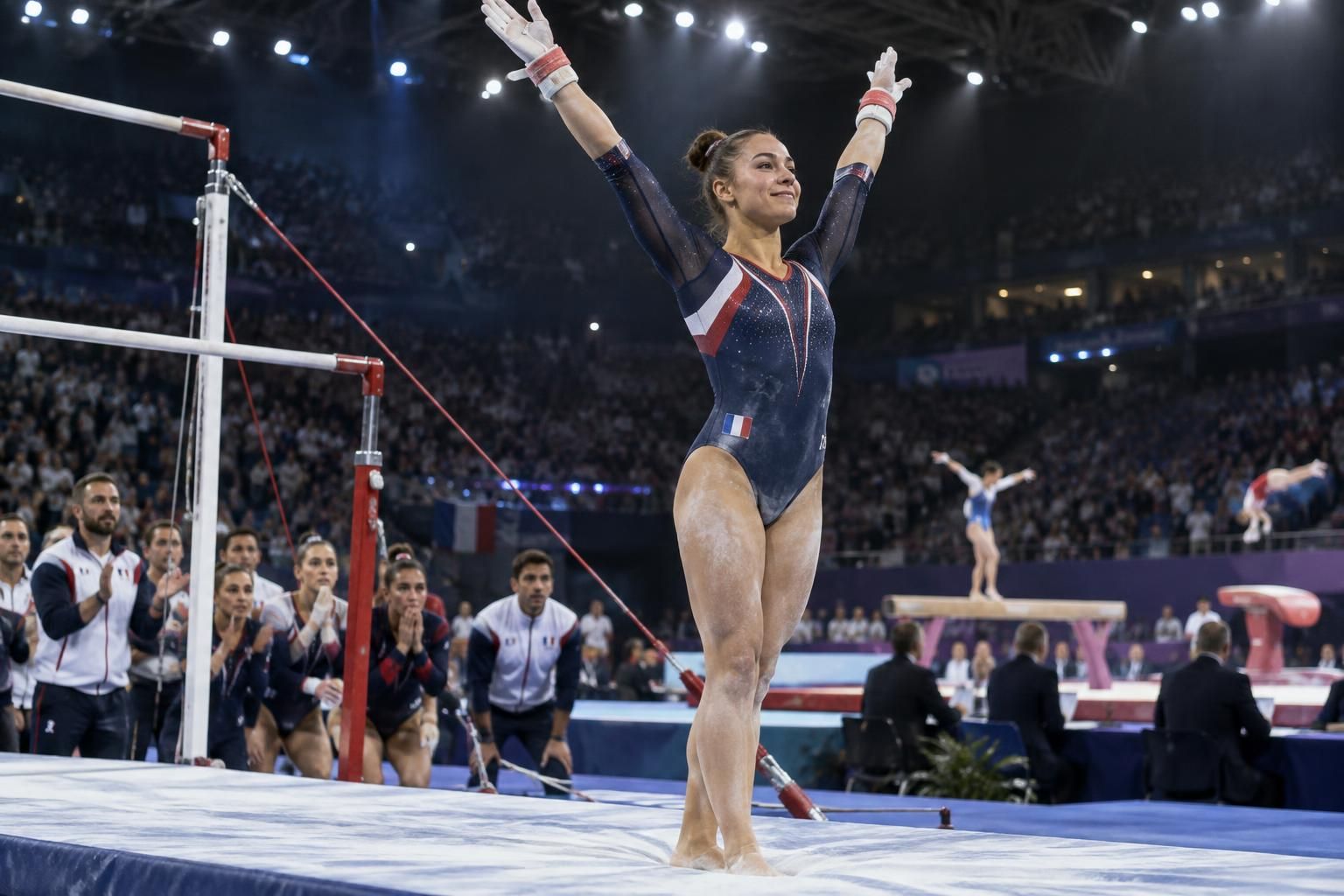 Mondiaux de gymnastique artistique : les Français provisoirement septièmes après la première journée