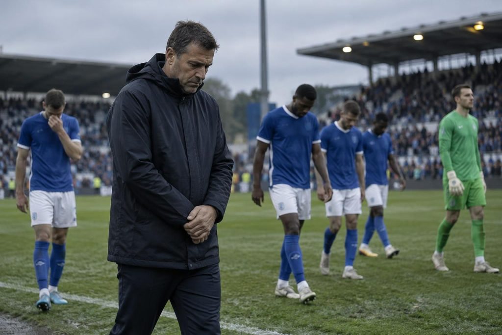 après une nouvelle défaite de troyes, stéphane dumont déplore les difficultés de son équipe à préserver sa cage inviolée.