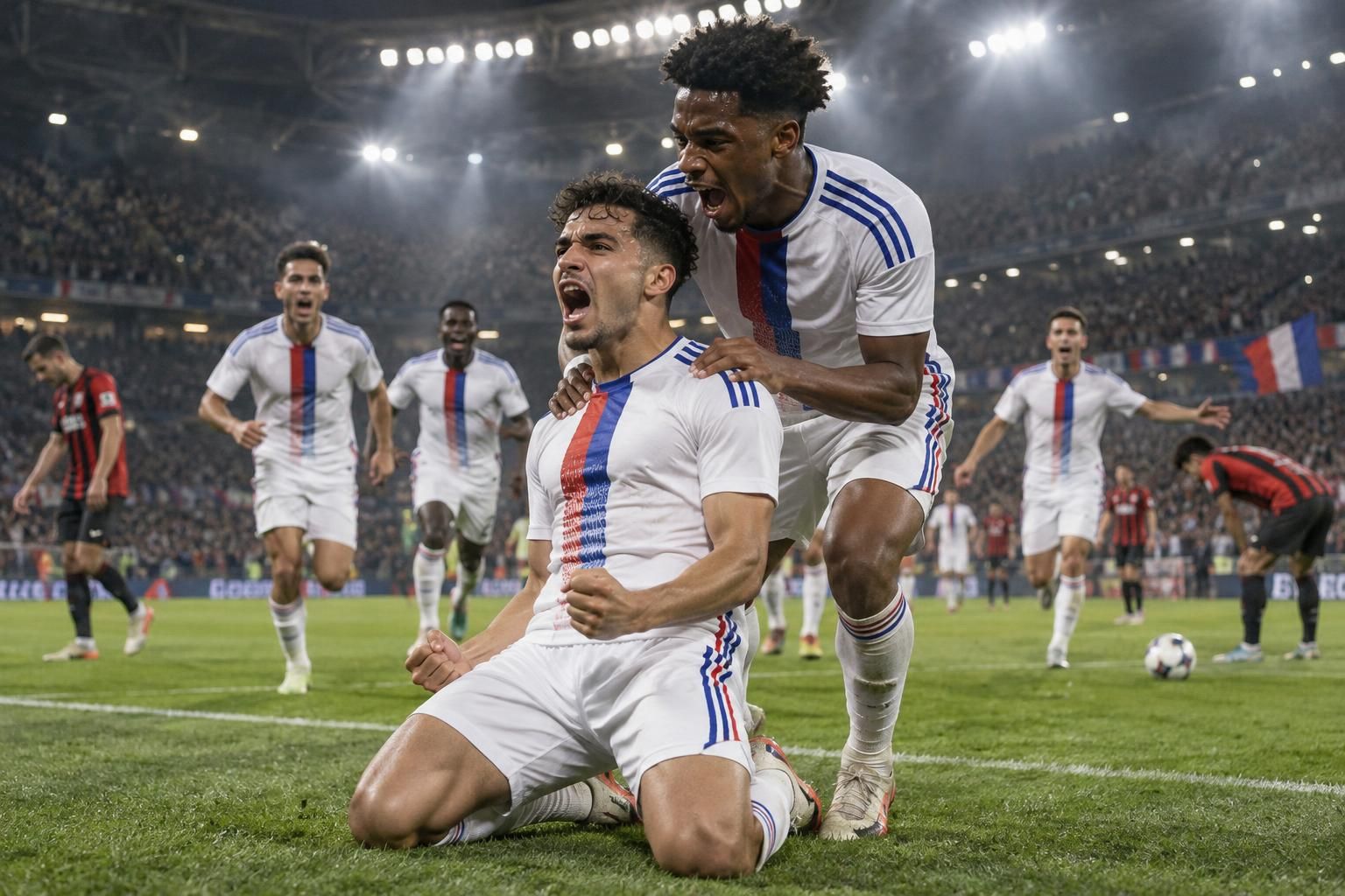 OL-Nice : portés par Boudache et Athekame, les jeunes Lyonnais ont relancé la révolte