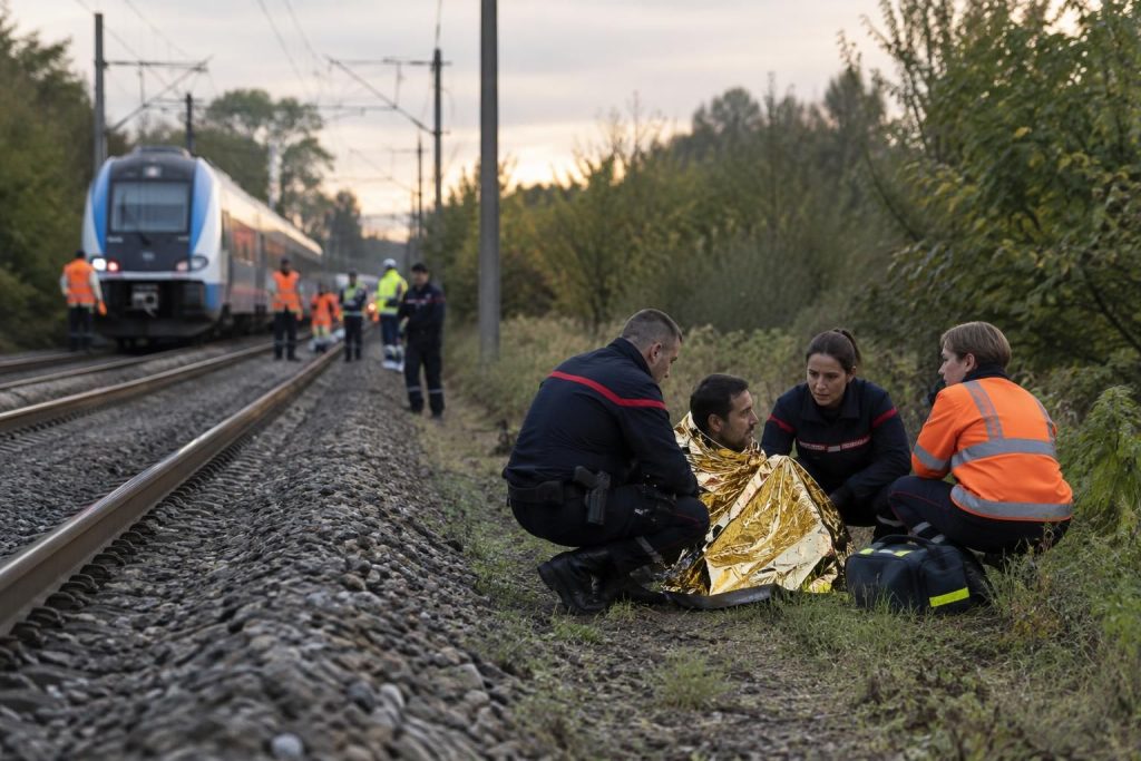 dans l’oise, près d’orry-la-ville, un homme retrouvé sur les voies a survécu au passage d’un ter.
