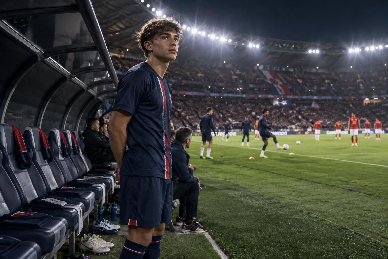pour la reprise de la ligue 1 face au mans, le psg devra composer avec quatre absents, tandis qu’arthur bar reçoit sa première convocation.