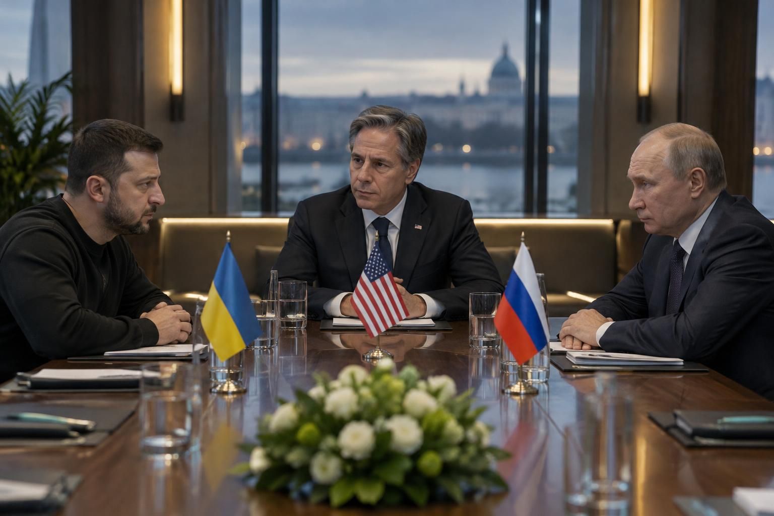 Ukraine : Poutine et Zelensky prêts à relancer les pourparlers tripartites avec Washington