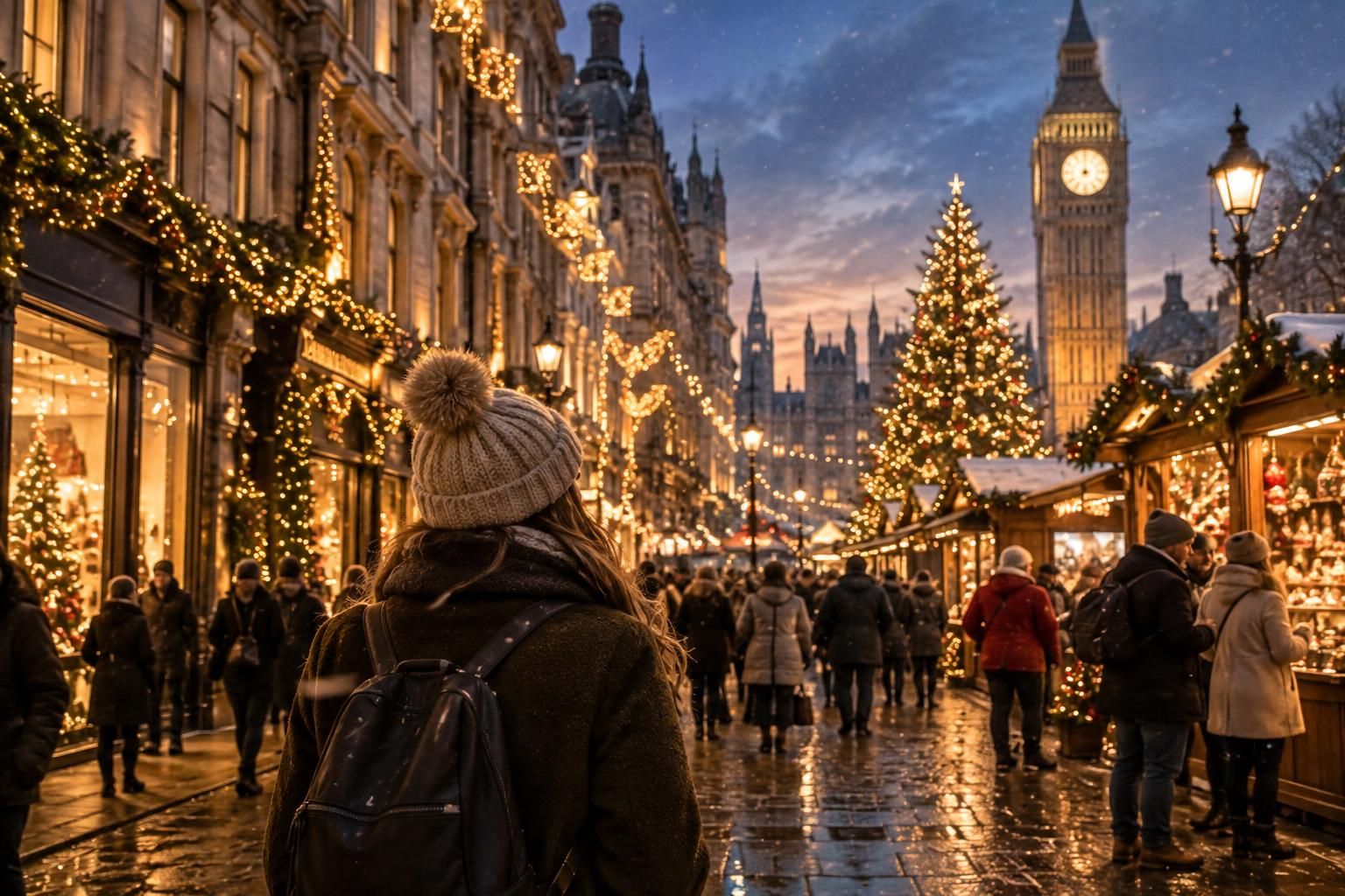 découvrez la magie de noël à londres dans ce documentaire : illuminations féeriques, traditions et ambiance festive au cœur de la capitale britannique.